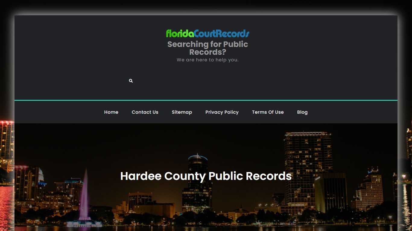 Hardee County Public Records | Searching for Public Records?